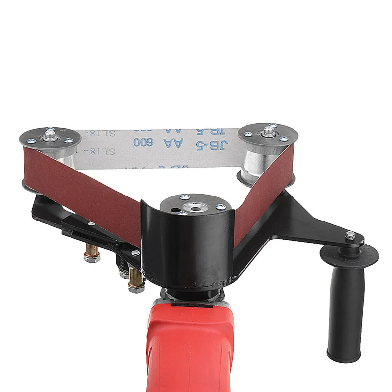 Acessório de Metal em Aço Inoxidável da Tubulação e do Tubo de Madeira Adaptador para 115 Novo Moedor Lixadeira Lixar Cinto 125 Angle Grinder