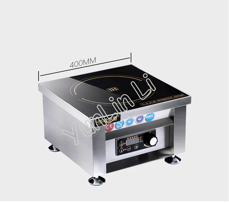 Коммерческая индукционная плита высокомощная печь большая площадь нагрева Интеллектуальная настройка времени и температуры электрическая плита HSS-605G