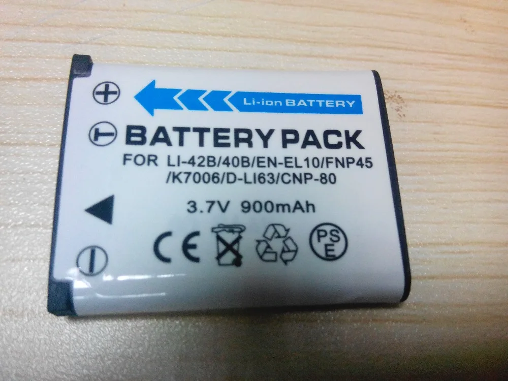 

900mAh Li-40B Li 40B 42B Battery for Olympus Li-42B Lithium Ion Rechargeable Camera Battery Pack