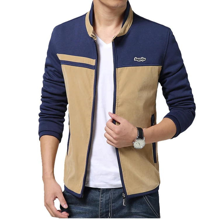 New arrivals fashion men jacket cotton outwear men's coat casual fit