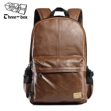 Брендовый кожаный мужской рюкзак с тремя ящиками, модный трехцветный дорожный рюкзак для ноутбука, винтажная кожаная школьная сумка, сумки на выходные