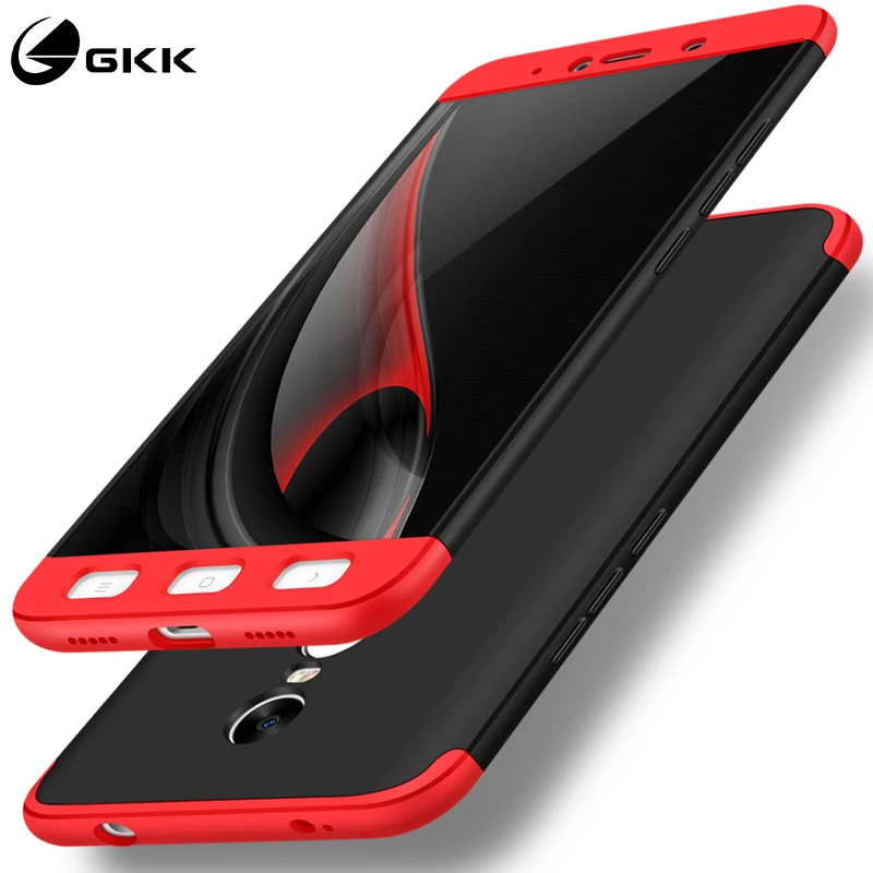 

GKK For Redmi Note 4x Case 360 Full Body Protection Anti-knock Three in One Plain Hard Case For Redmi Note 4X Pro Cover Coque