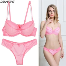 Dainafang mais perto vs 2019 novo push up sutiãs conjunto bcde xícara de renda lingerie conjuntos sexy roupa interior para as mulheres jovens