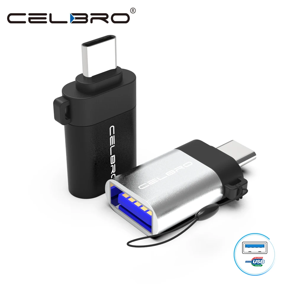 Usb type C OTG Кабель-адаптер металлический USB-C USB 3,0 type-C зарядный конвертер для samsung Galaxy S9 S8 Plus huawei P10 P20 Plus