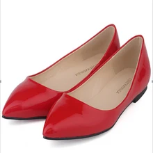 2016 Women Shoes Candy colors Women’s Shoes Flats New Fashion Women’s Ballets Flats Big yards 34-42 zapatos mujer w864
