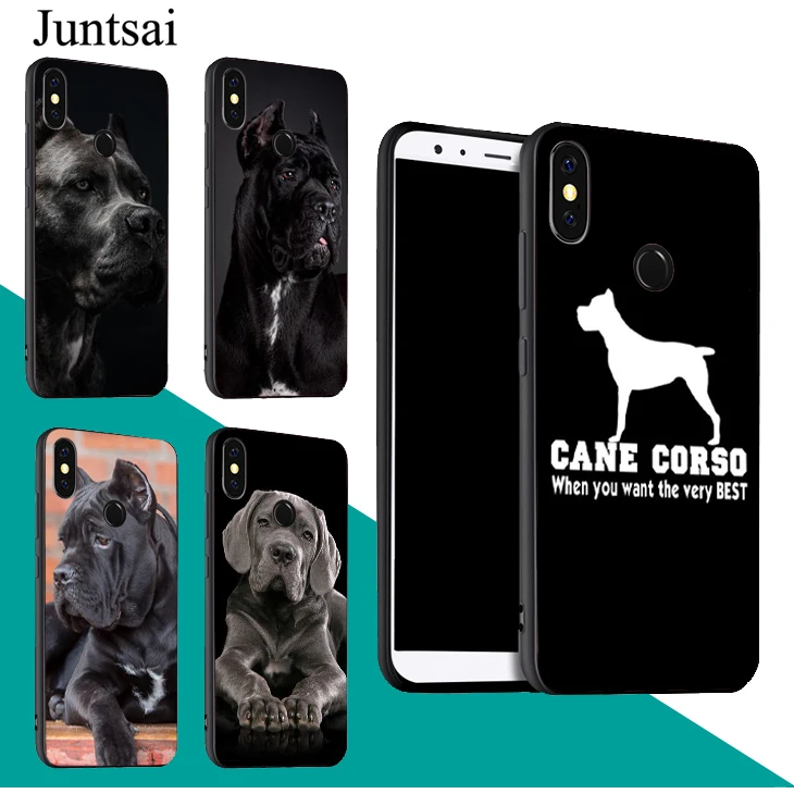 

Juntsai Italian Cane Corso Mastiff Dog Case For Xiaomi Redmi S2 5 Plus 6A 6 Pro 4X Note 5 5A 7 Mi 9 8 6X Mix 2S Max 2 3 F1 Cover