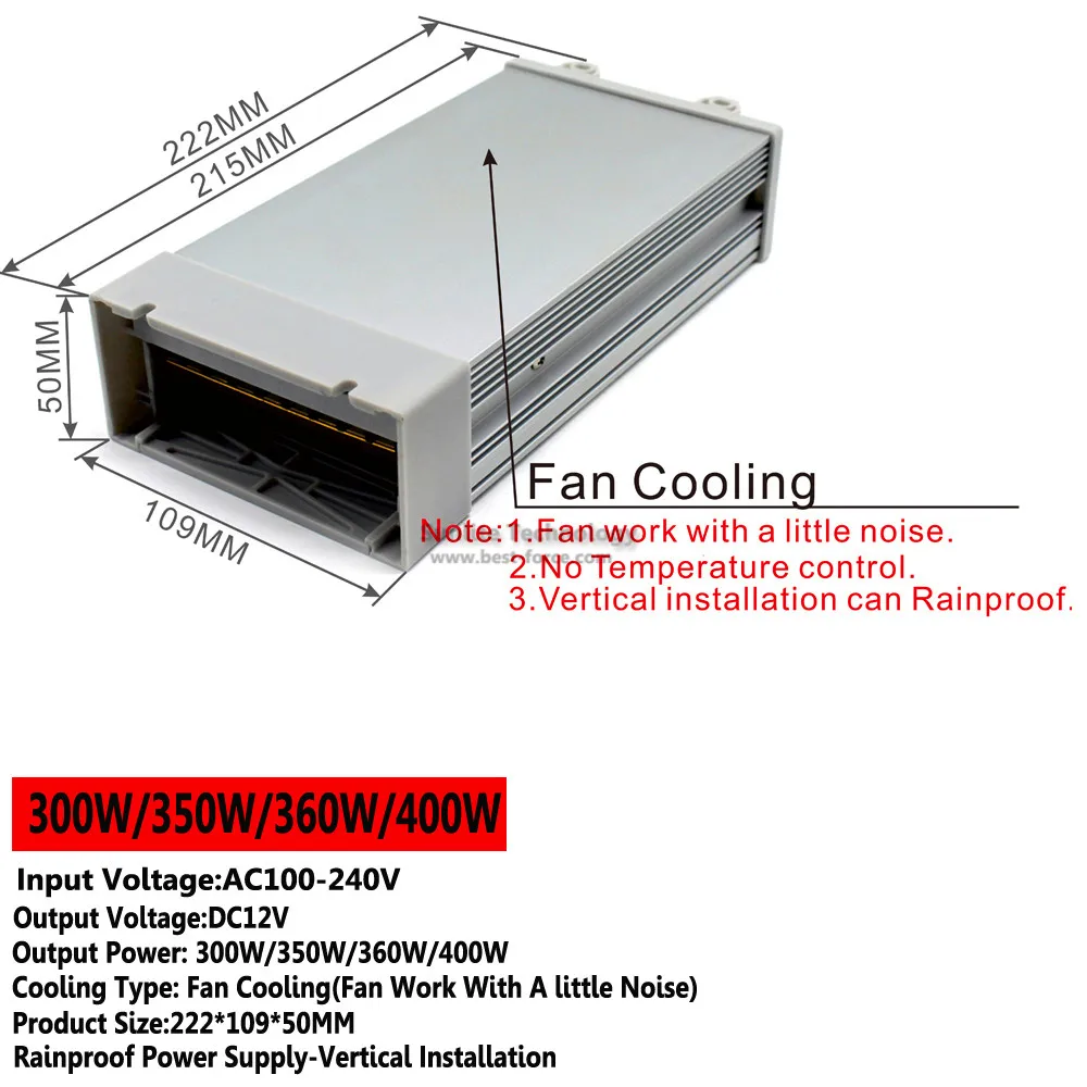 300W-400W