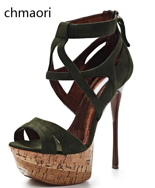 open toe strappy platform lace up platform sandals