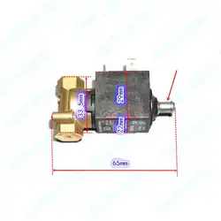 1/8 "8,5 мм AC110V-220V кофе машина Соленоидный клапан катушки Электрический Электромагнитный винт N/C воды Впускной переключатель потока