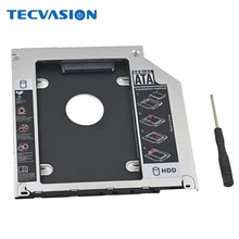 Алюминиевый Optibay 2nd HDD Caddy 9,5 мм SATA 3,0 SSD чехол для CD-и dvd-дисков корпус Caddy для Macbook Mac Pro 13," 13" 1" 17" SuperDrive