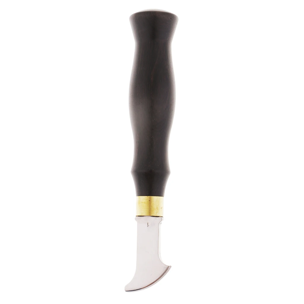 DIY Leather Craft Edge Creaser Stainless Steel Ebony Edge Marking Decorate Tool