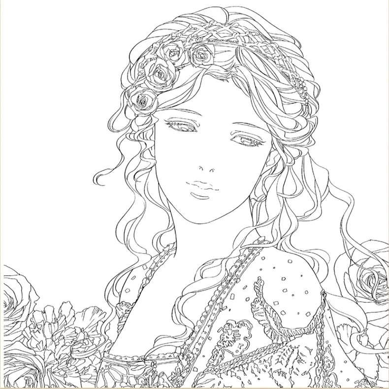 美女と野獣塗り絵用アダルトチルドレンコミック和らげるストレス落書きシークレットガーデンアートデザイン塗り絵 Book Cartoon Bookingbook Definition Aliexpress