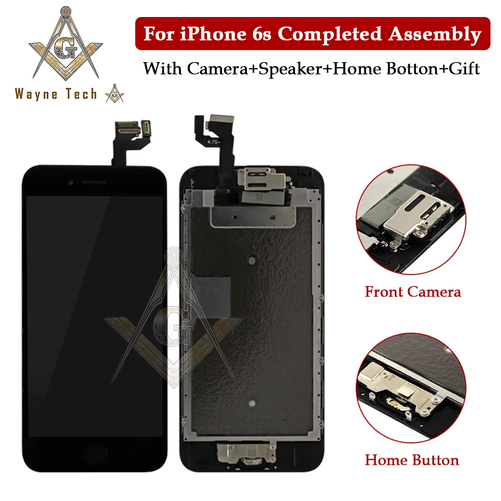 

Replacement For iPhone 6G S Plus 7 7G LCD Display LCD Digitizer Touch Screen Completed Assembly With Parts Free Shipping