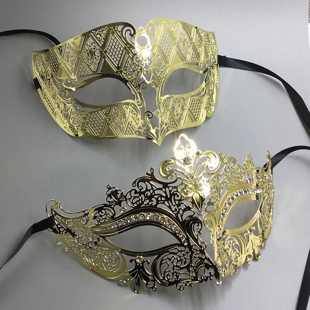 Роскошная фотомаска для пар на тему Рождества торжества свадьбы|party mask set|masquerade