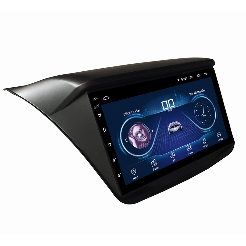 Top 9inch IPS and 2.5D Touch Screen Android 8.1 Car DVD GPS Navigation for Mitsubishi Pajero Sport 2013-2018 Radio Audio Stereo 1