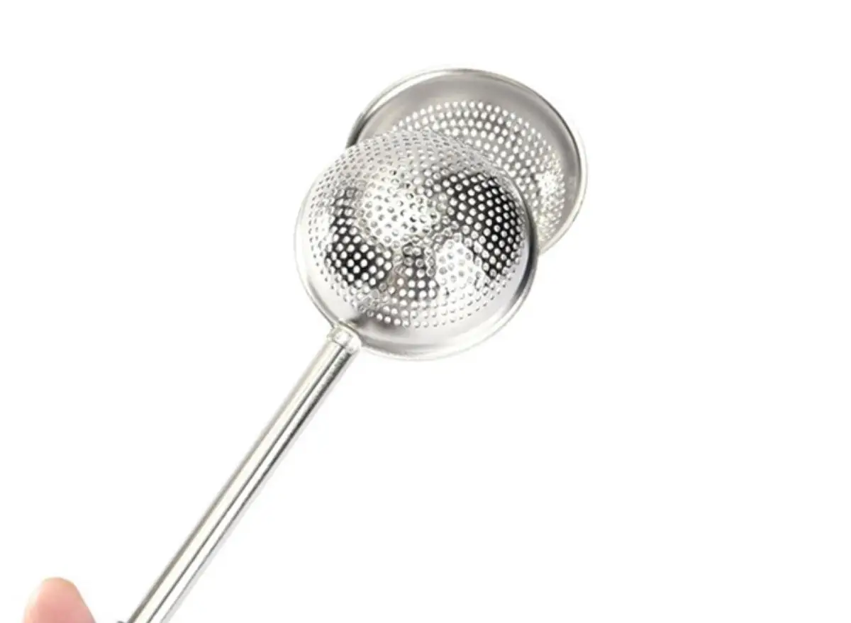Telescopic seasoning ball bag soup ball tea bag tea leak tea filter tea bag stainless steel tea filter