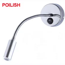 1 Вт алюминиевый прикроватный светильник для гостиной, настенный светильник для чтения в отеле, дополнительный настенный светильник для спальни