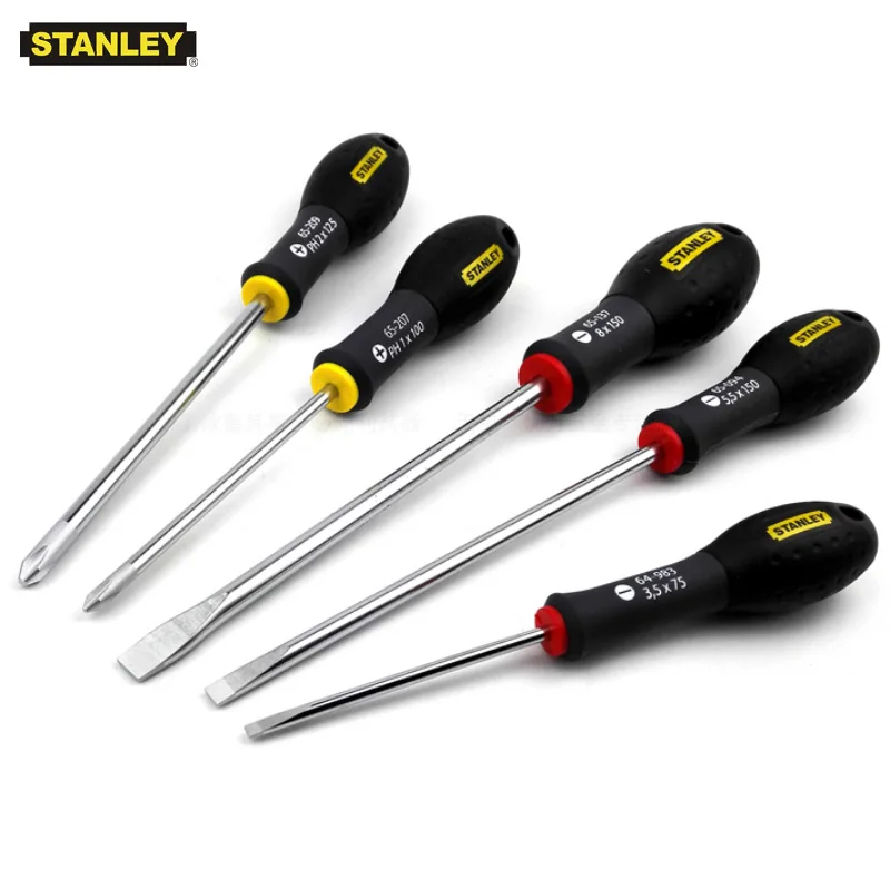 Stanley 5-Pcs Phillips E Intaglio Professionale Set Di Cacciaviti Fatmax Corredo Del Cacciavite Grande Maniglia Molle Universale Strumento Di Ktis