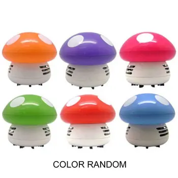 

Portable Cute Mini Mushroom Corner Desk Table Dust Vacuum Cleaner Sweeper Functional Desktop Vacuum Cleaner