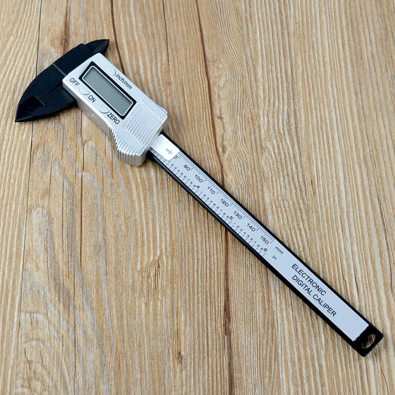 

Plastic carbon fiber 150 mm digital display vernier caliper 15 cm measuring instrument