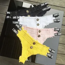 Модные новые сексуальные женские джинсы с заниженной талией супер мини шорты брюки z0314