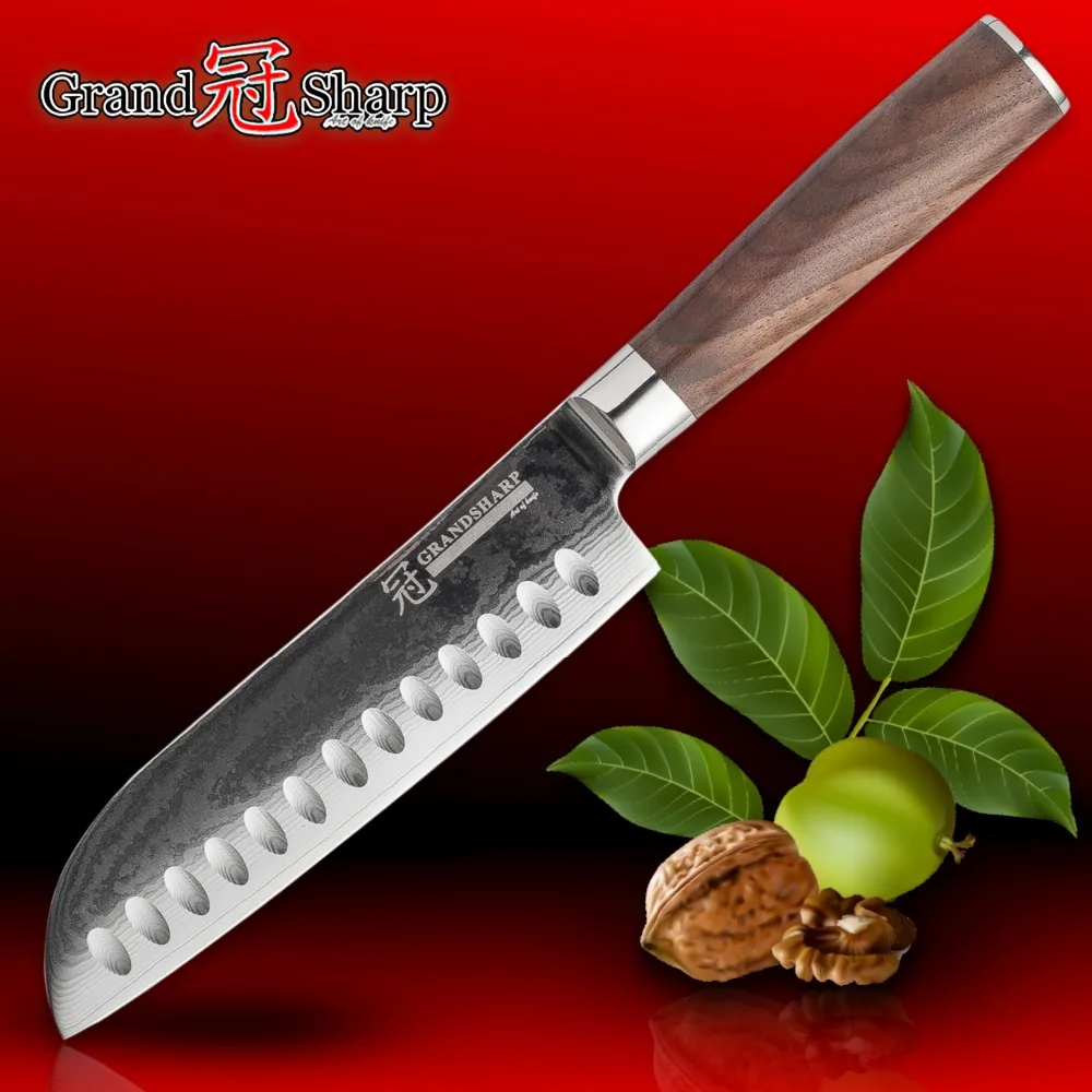 GRANDSHARP Damascus Steel Knife 67 Layers Japanese Damascus Steel