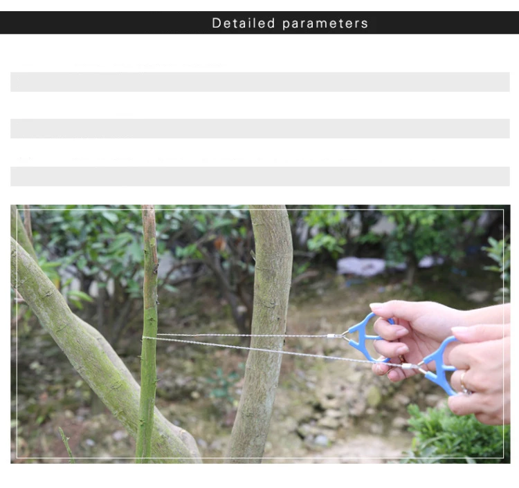 VILEAD открытый нержавеющей стали выживания линии провода пилы 4 прядей выживания кабель цепи гриф оборудование бензопилы Открытый-инструменты
