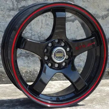 

Red Line 17 Inch 17x7.5 5x100 5x112 Car Alloy Wheel Rims