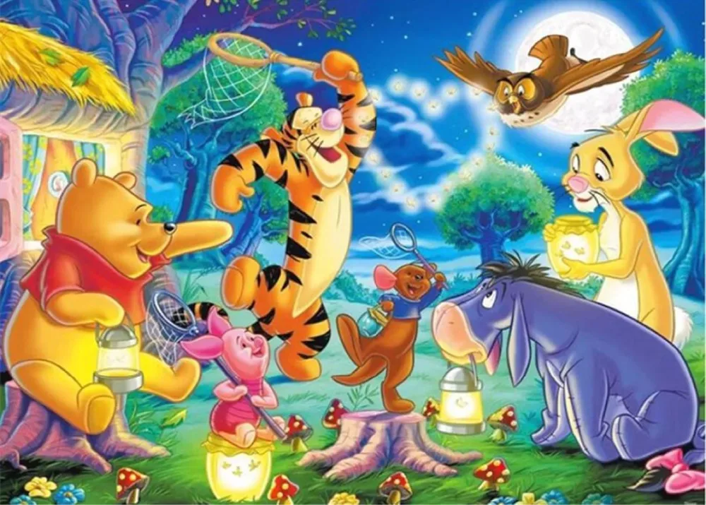 

Free Delivery of Diamond Painting Cross Embroidery Animal World 5D DIY Environmental Protection Diamond Embroidery
