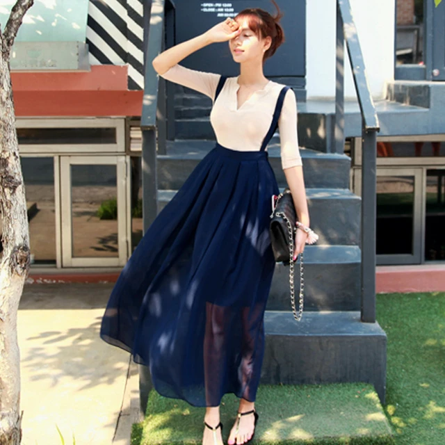 overall skirt long