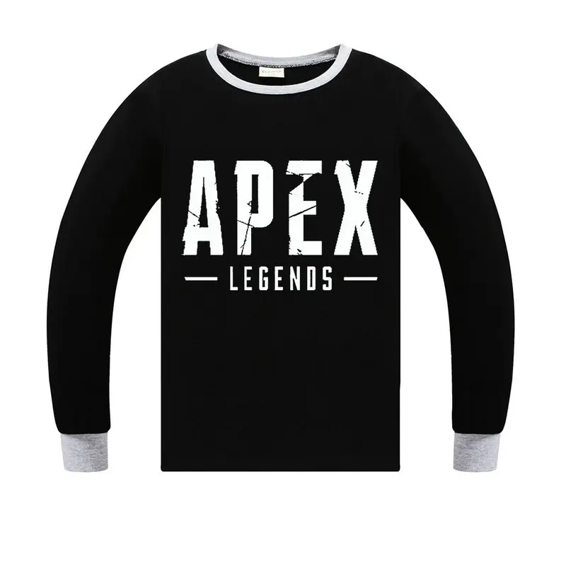 

Hot Game Apex Legends 3D Printed Kids T shirt Boy Girl Spring and Autumn Long Sleeve T-Shirt Marshmello DJ Music Big Kids Tshirt