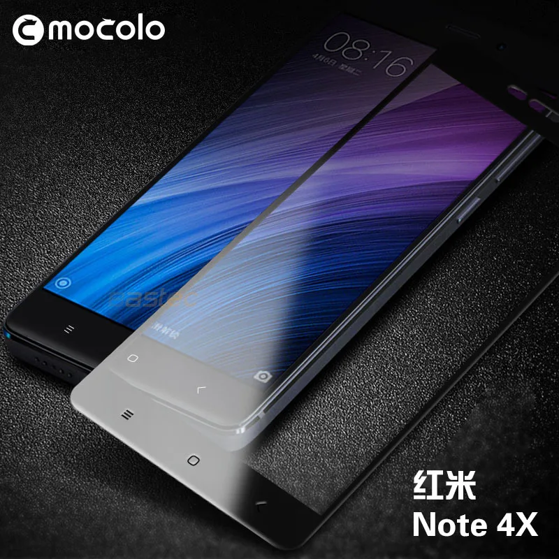 Mocolo полное покрытие закаленное Стекло для Xiaomi Redmi Note 4x Защита экрана фильм |