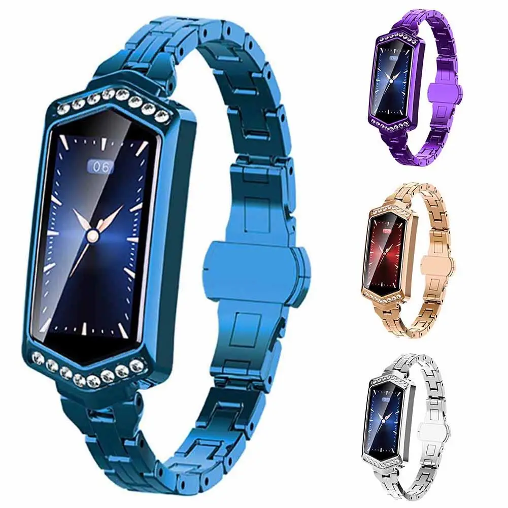 

B78 Heart Rate Blood Pressure Menstrual Monitor Smart Bracelet for Android iOS Heart Rate Blood Pressure Menstrual Monitor