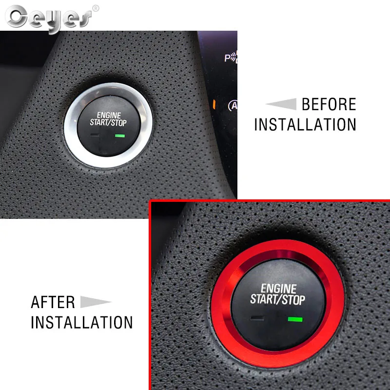Start Engine Button Ring for CADILLAC (22)