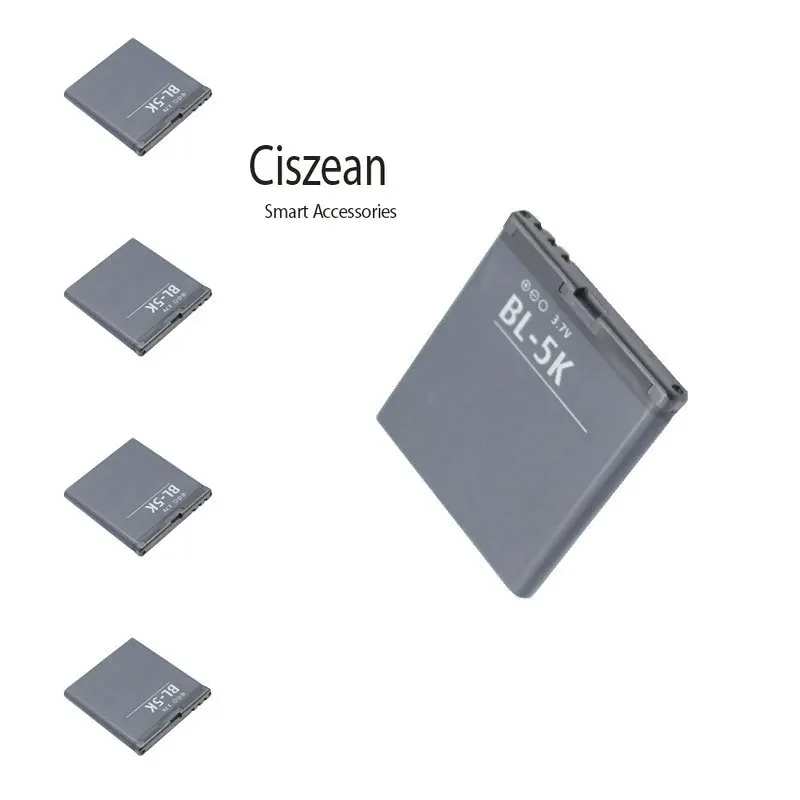 Ciszean 5x3 7 в 1200 мАч фотоаккумулятор для телефона Nokia N85 N86 N87 8 Мп 701 X7 00 C7 BL 5K Oro 2610S T7