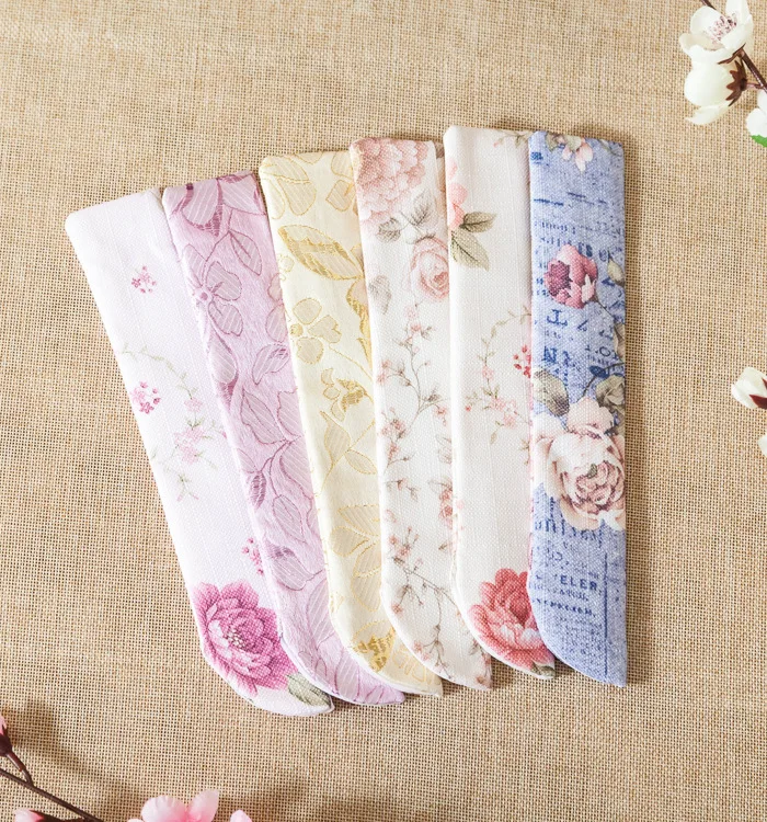

200pcs Linen hand fan sleeve folding fan bag floral gift bag wen6721
