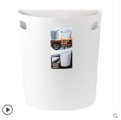 Настенный мусорный бак, бытовой полукруглый подвесной кухонный шкаф на дверь, подвесной большой кухонный мусорный ящик для хранения - Цвет: B