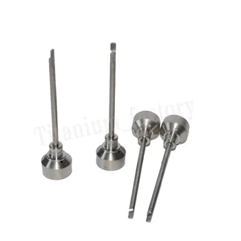 

Universal GR2 Titanium Nail Carb Cap with 3 holes for ventilation titanium dabber carving tool