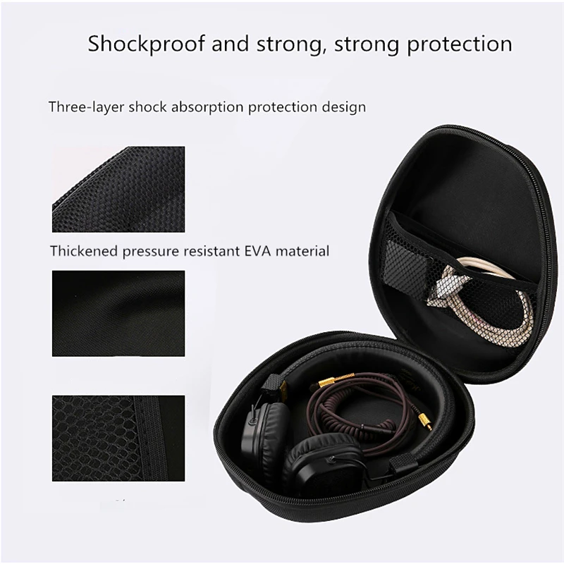 

Headphone case headphone pocket protector headphone accessory is suitable for folding headphone case and hardcase