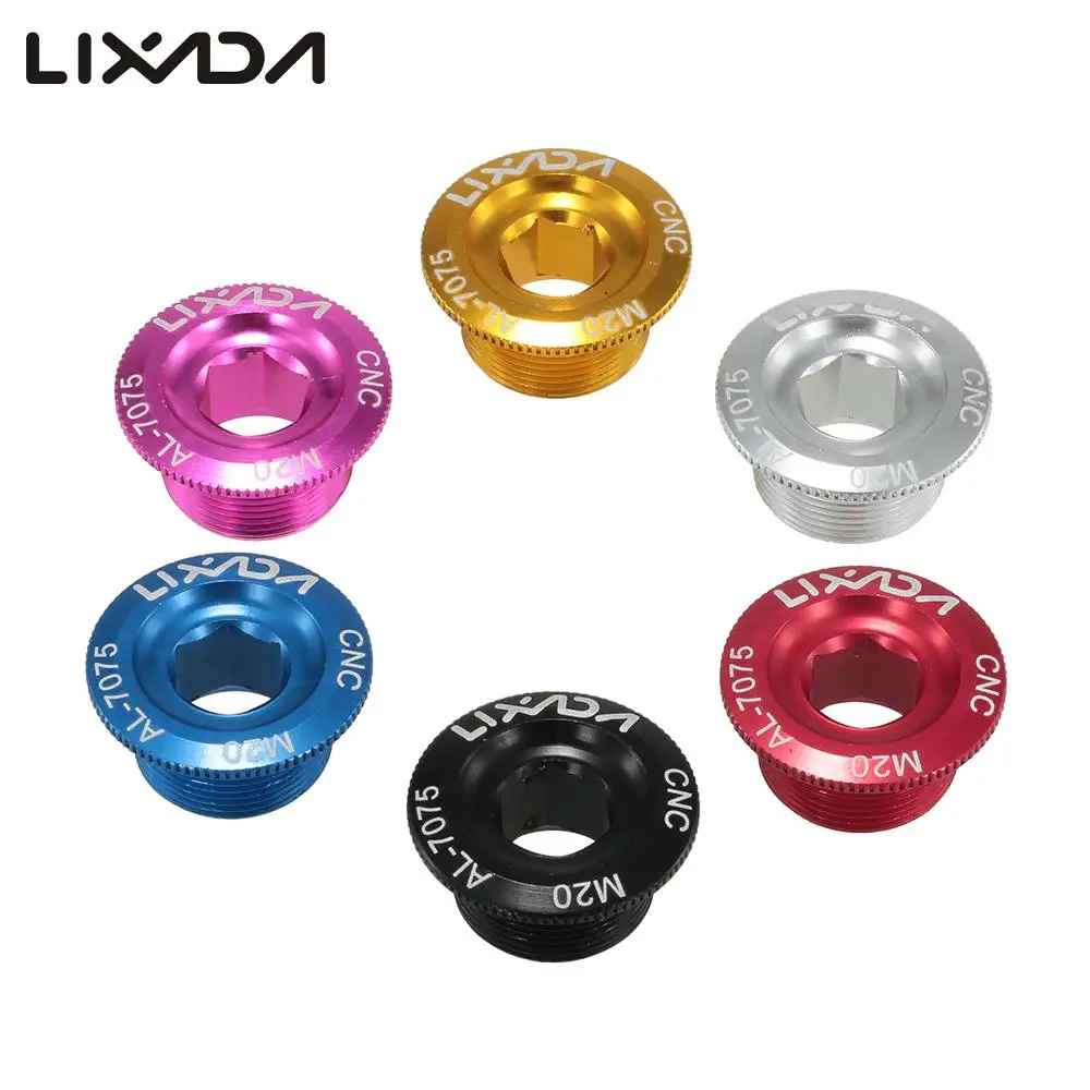 Lixada 1 шт. M18/M20 Кривошип крепежные болты велосипедные полый крепежный болт для