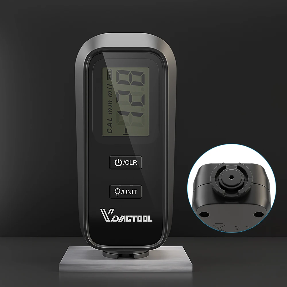 

VDIAGTOOL VC-100 Digital Backlight LCD Film Thickness Meter Car Paint Thickness Tester Coating Thickness Gauge