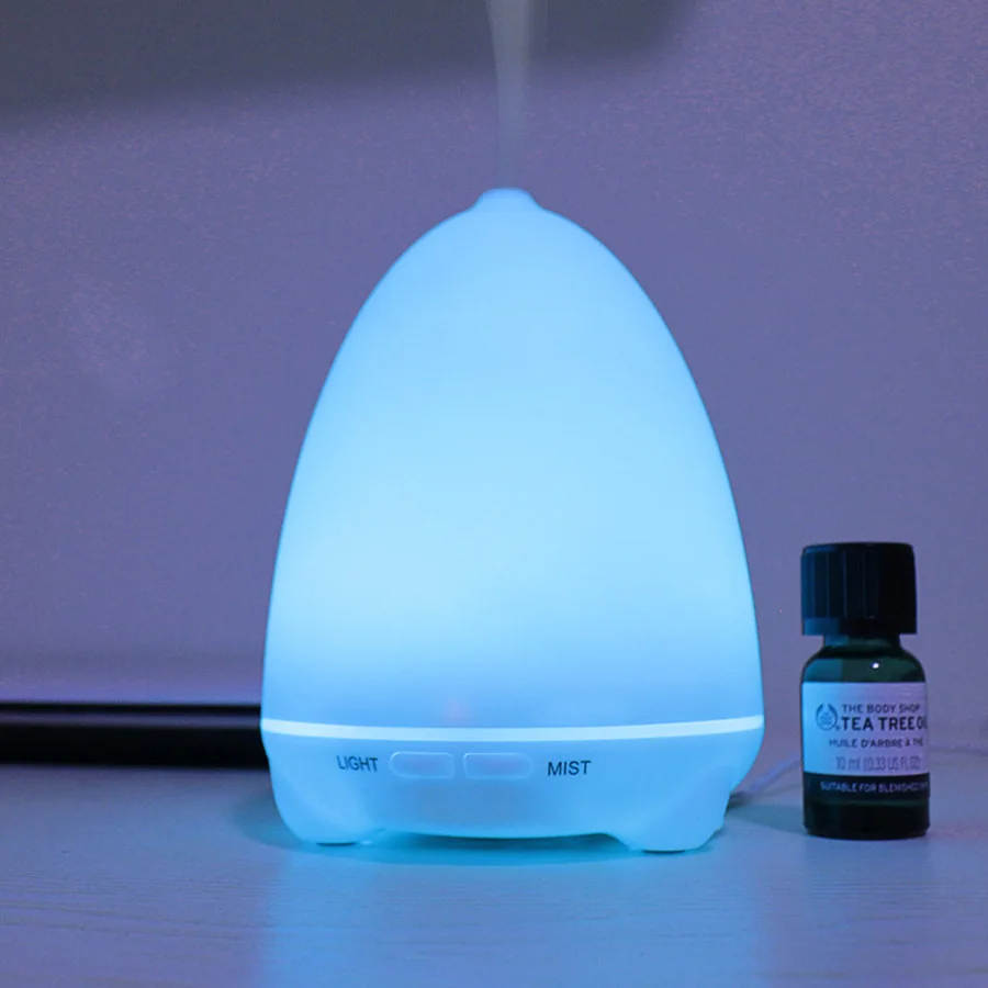 Mini Air Humidifier Oil Diffuser with LED Lights Ultrasonic Cool Mist
