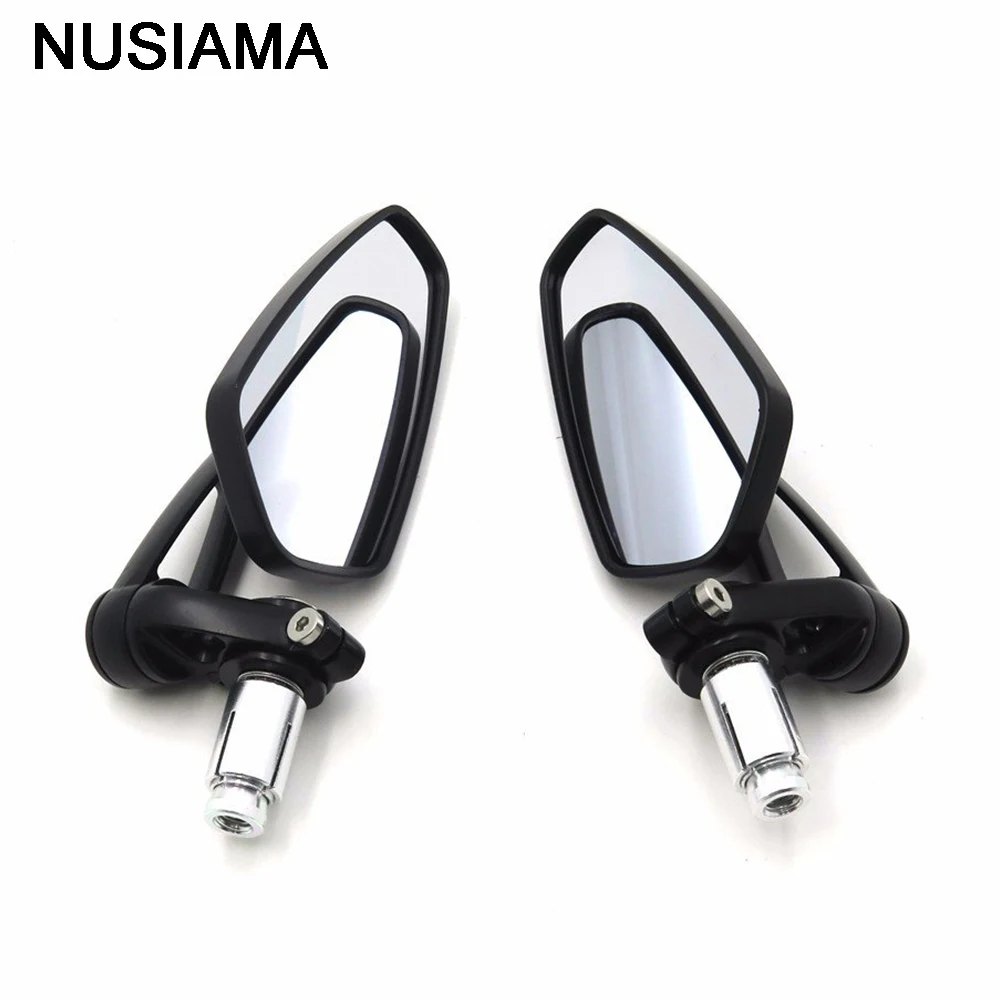 

7/8" 22mm Motorcycle Bar End Mirrors Rear View for Honda GROM MSX125 CB500F for Kawasaki Z125 pro Z650 Z750 Z800 Z900 ER6N ER6F