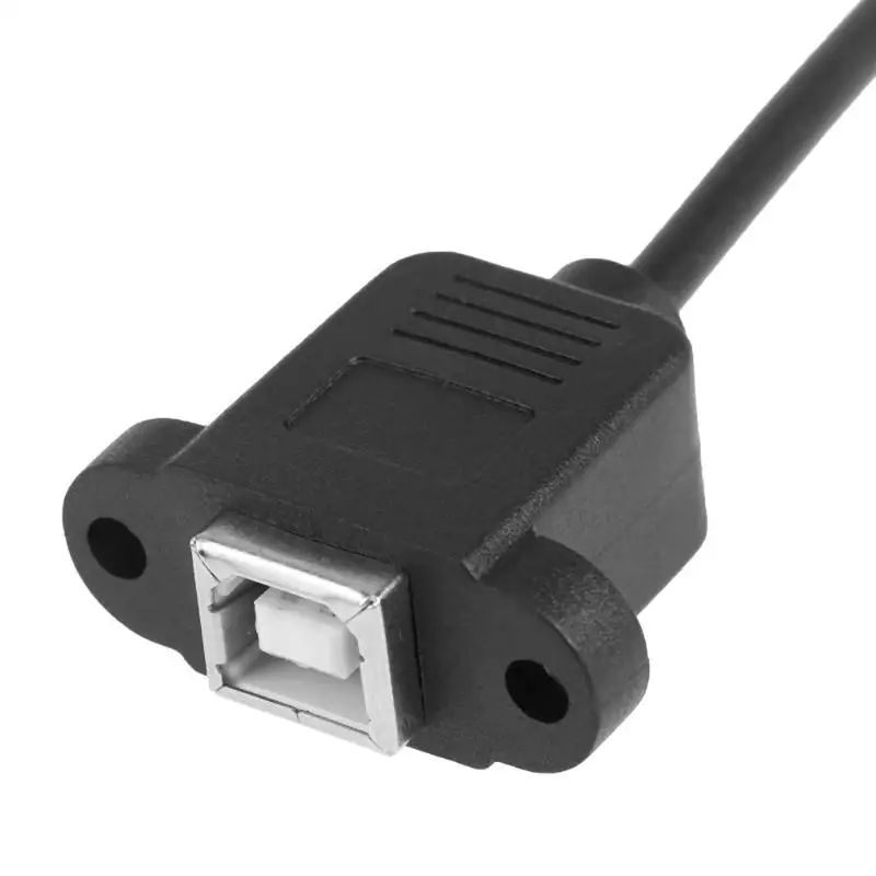4 мм USB 2 0 локоть B кабель папа мама Тип разъем провода Принтер Панель Крепление