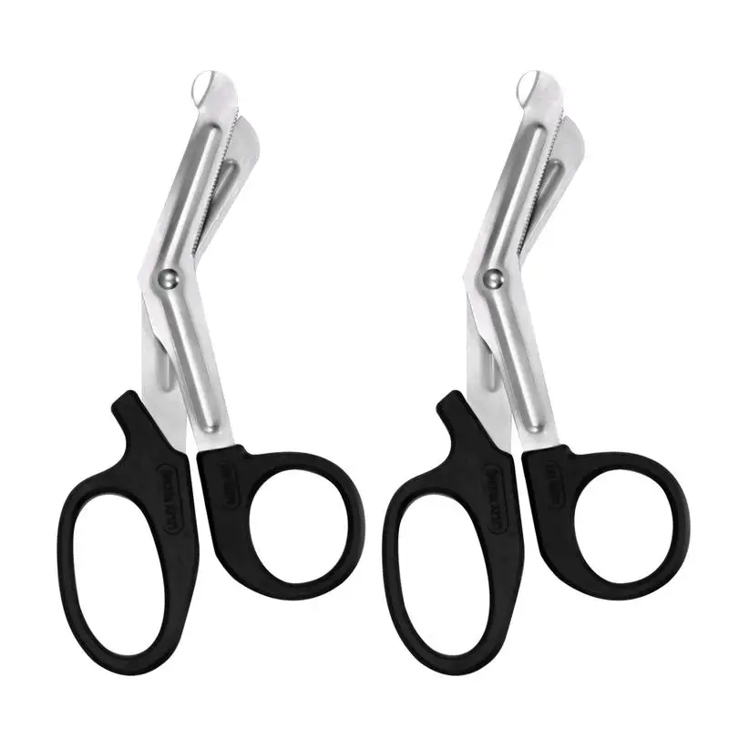

WINOMO 2pcs Bandage Scissors Nursing Scissors for Medical Home Use