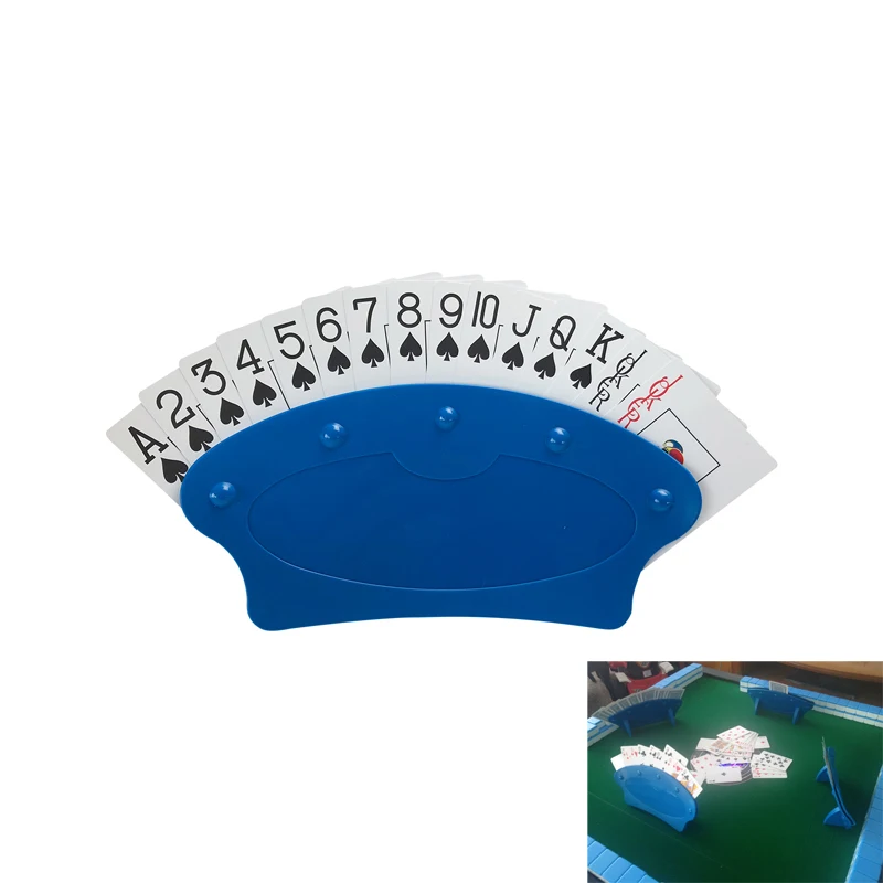 High Quality Portable Poker Holders Base Lazy Playing Cards Creative Support Poker Clip Organizes Hands For Easy Play Board Game