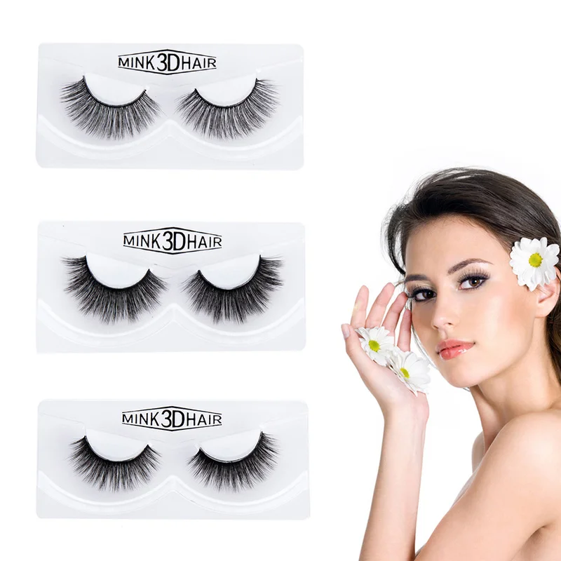 

HANDAIYAN Eyelashes 3D Mink Eyelashes Crossing Mink Handmade Eyelashes Full Strip Eyelash 6 Styles New Hot Sale