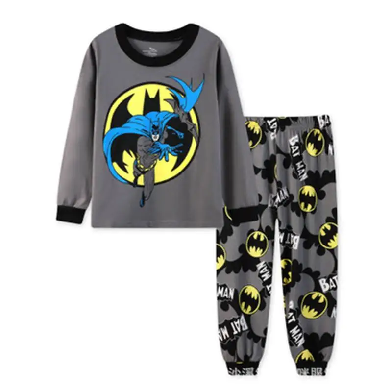 Детский пижамный комплект, одежда для сна для мальчиков, Пижамный комплект для девочек 2-7 лет, Детская Пижама, футболка+ штаны, комплект одежды для маленьких девочек и мальчиков, LP029 - Цвет: Color as shown