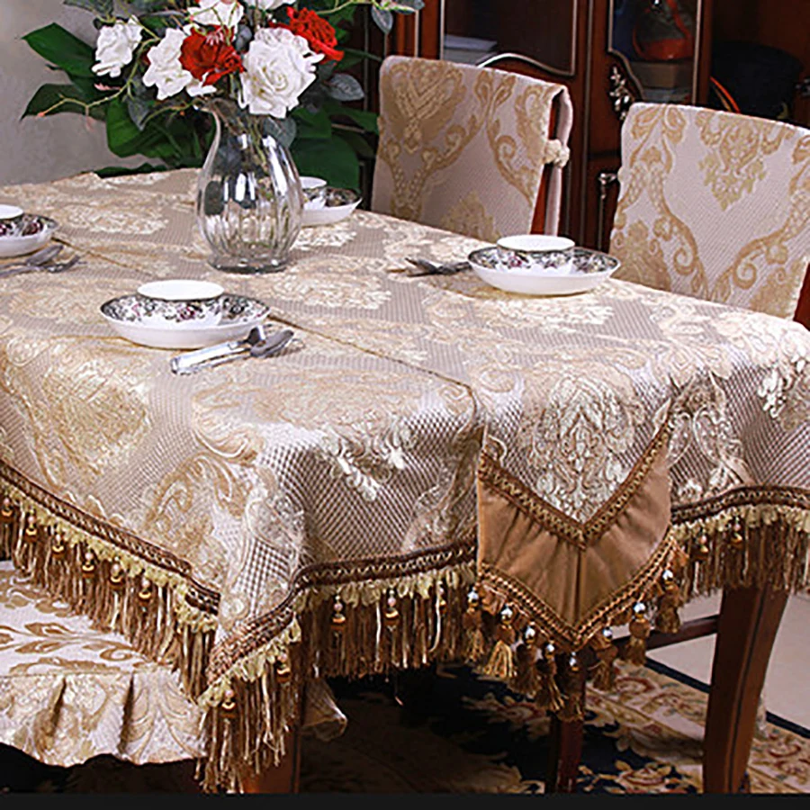 Table Cloth Mesa Embroidered Decoration Tablecloth For The Kitchen