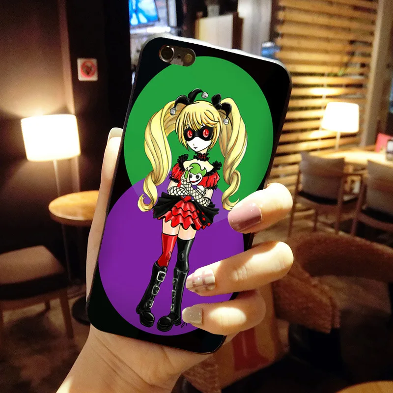 Защитный Мягкий ТПУ чехол для телефона MaiYaCa harley quinn joker iPhone 6S 6plus 7 7plus 8 8Plus X 5S 12Pro xs max